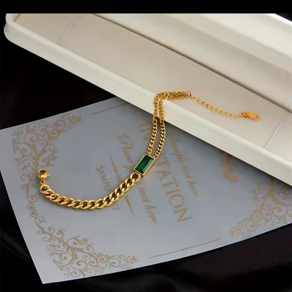18K Gold-Plated Stainless Steel Bracelet